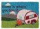 Quest 'Home is where you tow it' indoor or outdoor mat